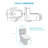 Ceramic One Piece Toilet For Bathroom, 12-Inch Rough-In, 1.1/1.6 GPF, Dual Flush With Soft Clsoing Seat, Powerful Dual Flush MAP 800G