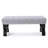 Beene Upholstered Tufted Bench with Birch Wood Legs-81348163