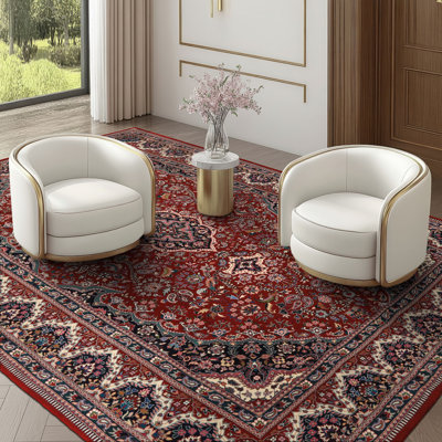 Tapis traditionnel en laine et soie rouge noué à la main de 6 pi 1 po x 9 pi 2 po 250 KPSI