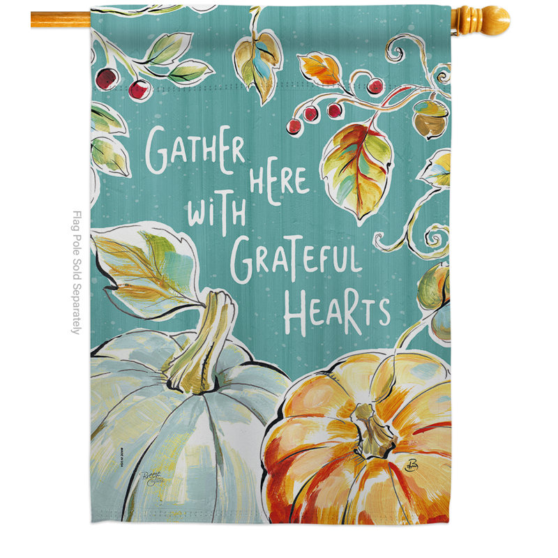 Double Sided 40'' H x 28'' W Polyester House Flag