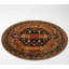 Tapis rond oriental bohème à poils courts, lavable, antidérapant et résistant aux taches, ne peluche pas et ne perd pas ses poils.-687198340