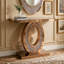 39.37 " W Glass Top Console Table
