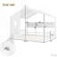 Lit sur pied avec tablette de rangement-118019900-118019901