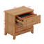 Table d'appoint 3 tiroirs 3 tiroirs Hazel, ensemble de deux