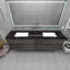 Ensemble de meuble-lavabo double mural 84 po Calarco Kody-510047556