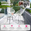 Patio Dining Set with-2055194548