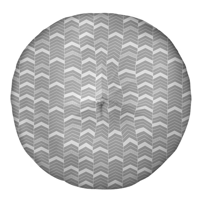 Coussin Rhonda, 26 po x 26 po, Gris