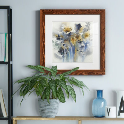 Indigo Botanical - reproduction de photo encadrée sur papier