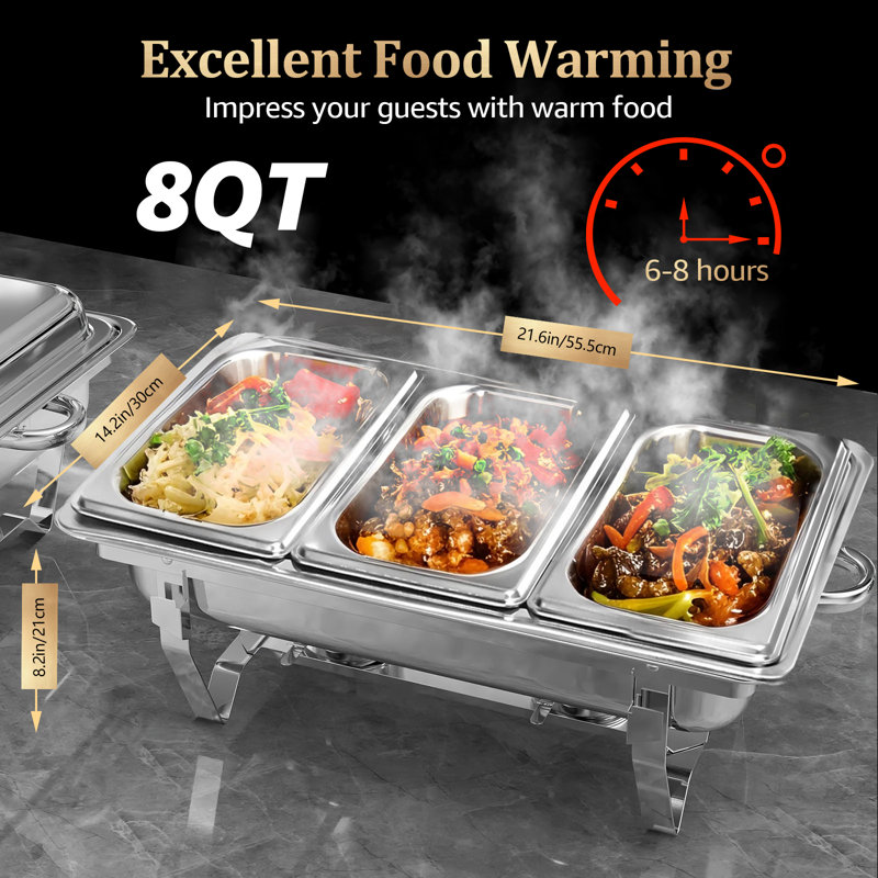 Ensemble de buffet à vaisselle Chafing