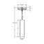 Luminaire suspendu cylindrique à 1 lumière DEL Heyburn-154675216-154761715-154761708