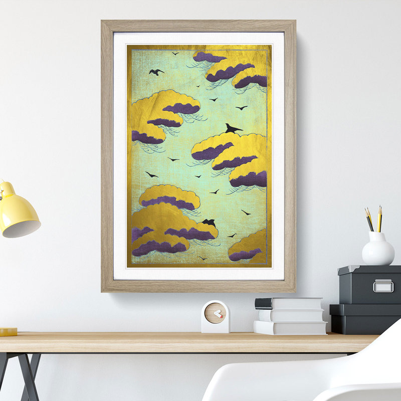 Golden Slumber - Picture Frame Painting, Oak Framed, 48cm H x 36cm W x 2cm D