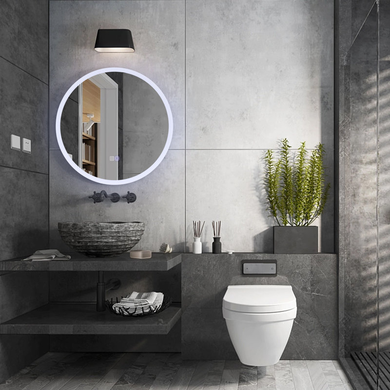 LED Lighted Makeup / Bathroom Mirror, 32" x 32"
