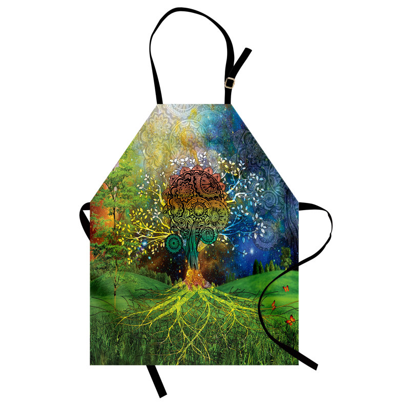 No Pattern Bib Apron