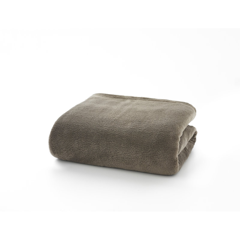 Snuggle Touch Supersoft Fleece Throw, Fawn