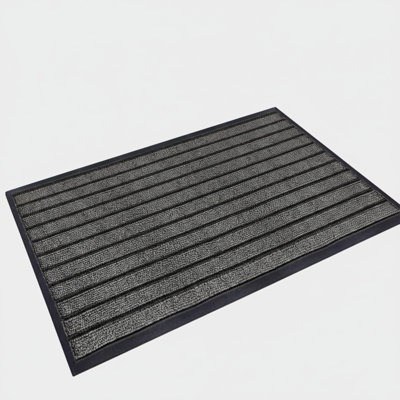 Heavy Duty PVC Rubber Door Mat – Non-Slip Indoor/Outdoor Entrance, Hallway & Kitchen Floor Mat 