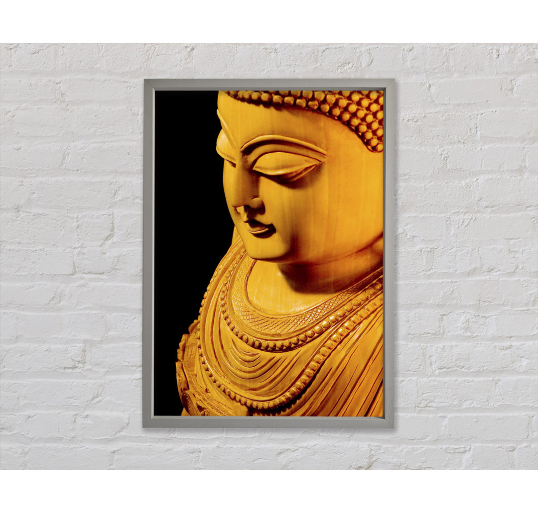 Buddha in goldenem Licht - Druck