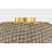 Penarth Flush Mount in Aged Brass