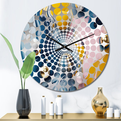 Lurana - Horloge murale abstraite en marbre