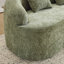 Canapé courbé avec accoudoir rond, canapé à compression avec 2 coussins, pour petit espace, salon, chambre à coucher, sans assemblage-304861846