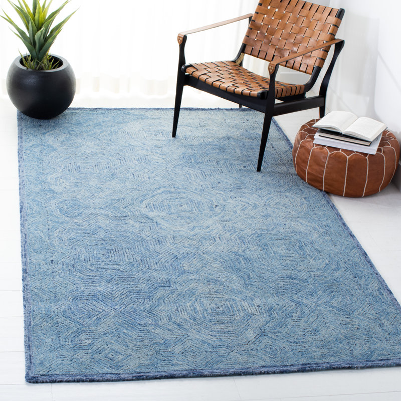 Tapis en laine touffeté à la main Ahmonie, Rectangle 5 pi x 8 pi
