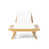Coussin beige / structure naturelle