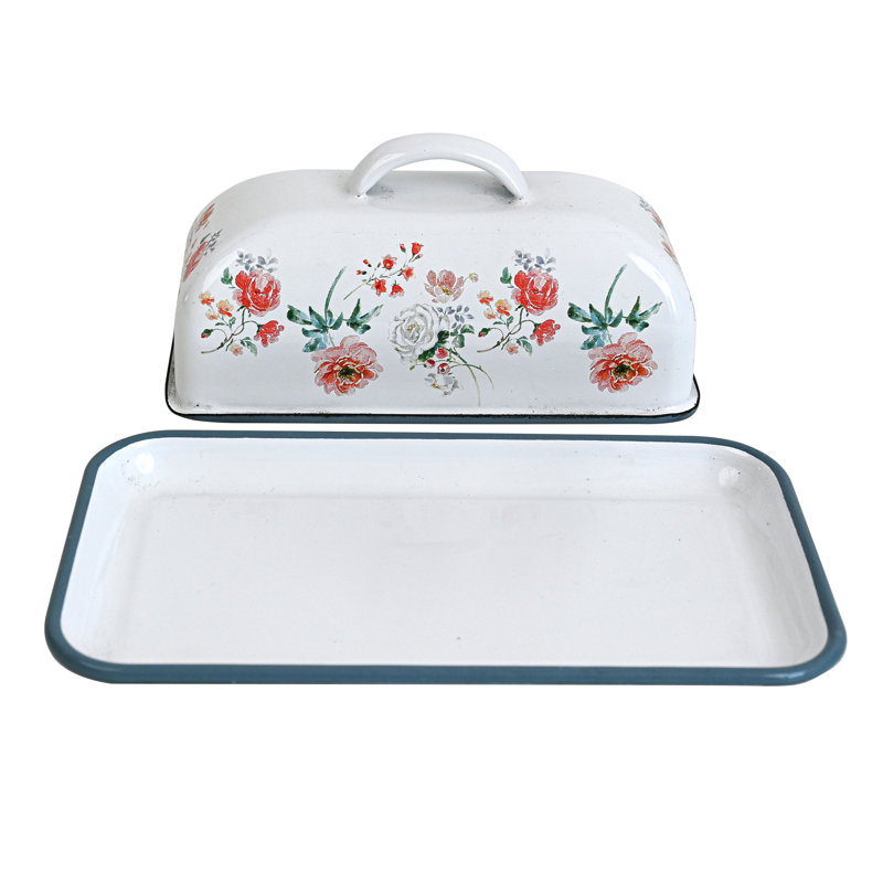 Enamel Butter Dish Butter Holder