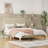 Behre Woven Rattan Cane Solid Wood Bed-304232234