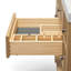 Meuble-lavabo simple en bois massif Capri avec comptoir en quartz blanc Thassos 2 po-70715100-96881984
