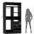 72"-108"Closet System With Drawers And Rods-1181748212