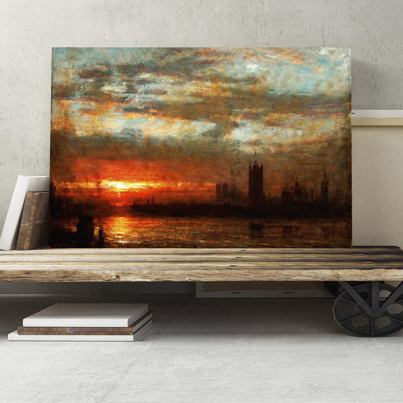 Westminster J.M.W. Turner - Wrapped Canvas Painting, 35cm H x 50cm W