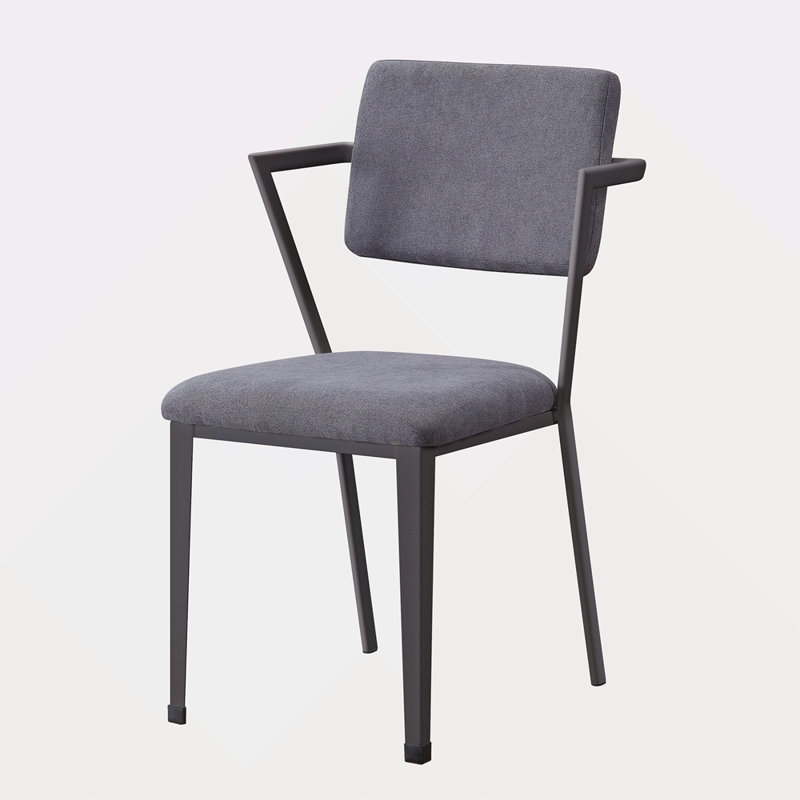 Chaise de bureau rembourrée à dossier ouvert