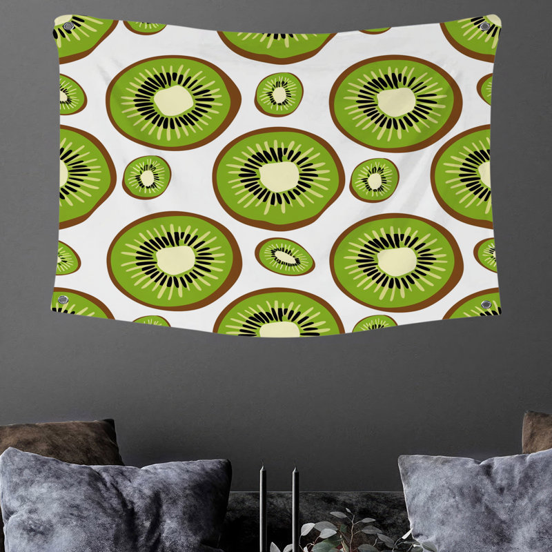 Tapisserie Kiwi Slices, H 68 po x l 80 po