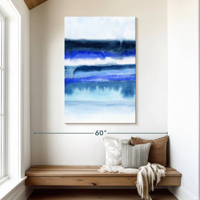 Avery, littoral abstrait II, H 48 po x l 32 po