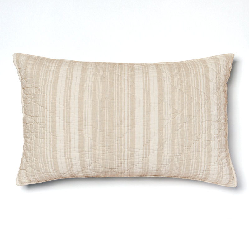 Linen Blend Ties Sham