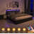 Bed Frame with Storage Headboard-737221595