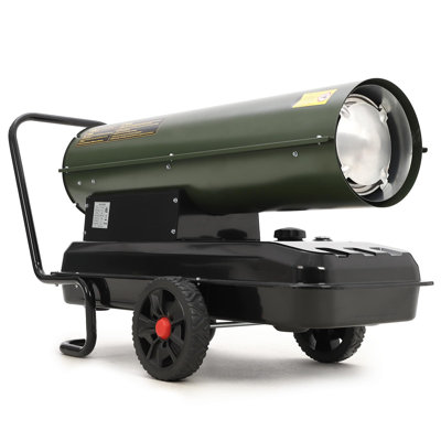 80000 BTU Diesel/Kerosene Heater, 4.8 Gallon Fuel Tank Capacity Forced Air Heater with Adjustable Thermostat, Portable Torpedo Heater for Indoor/Outdoor, Garage, Workshops, Construction Site