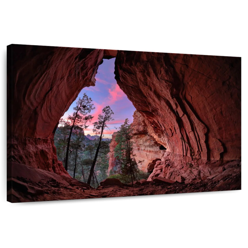 Grotte rouge Nicci, H 16 po x l 24 po