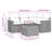 Vidaxl Garden Sofa Set