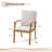 Outdoor Eucalyptus Solid Wood Dining Chair With Cushions