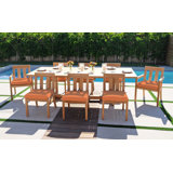 Chatsworth 9 Piece Dining Set With 42" Expansion Table