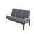 Askar 71.5'' Wide Powder Coated Aluminum Patio Sofa with Cushions-25943412-25943359