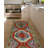 Khusbu Distressed Grey Red Runner