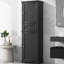 Armoire de salle de bain avec tablette réglable et tiroir inférieur latéral extérieur haut en bas