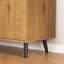 Armoire avec 3 tiroirs et tablette réglable, rehausse la fonctionnalité et l'espace de divertissement