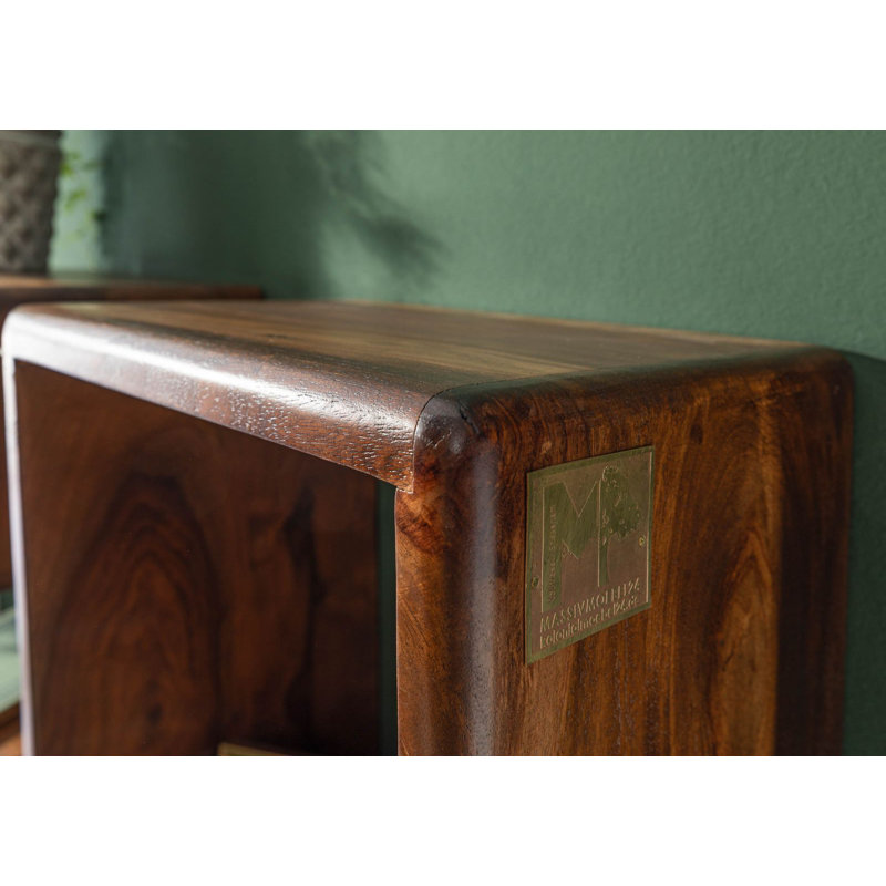 Toronto 3 Piece Wall Shelf Set, Walnut