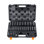 13.38" Drive Bit Ratchet Tool Kit Case