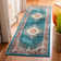 Felty Oriental Turquoise Area Rug