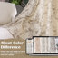 Semi Sheer Linen Blend French Floral Printed Rod Pocket Curtain Pair-1300493674-1281968749