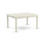 Cet ensemble de salle à manger 9 pièces comprend une table de cuisine rectangulaire avec une rallonge papillon et 8 chaises Parsons en similicuir blanc, 42 x 78 po, lin blanc-1482021004-1570961701-1570961706