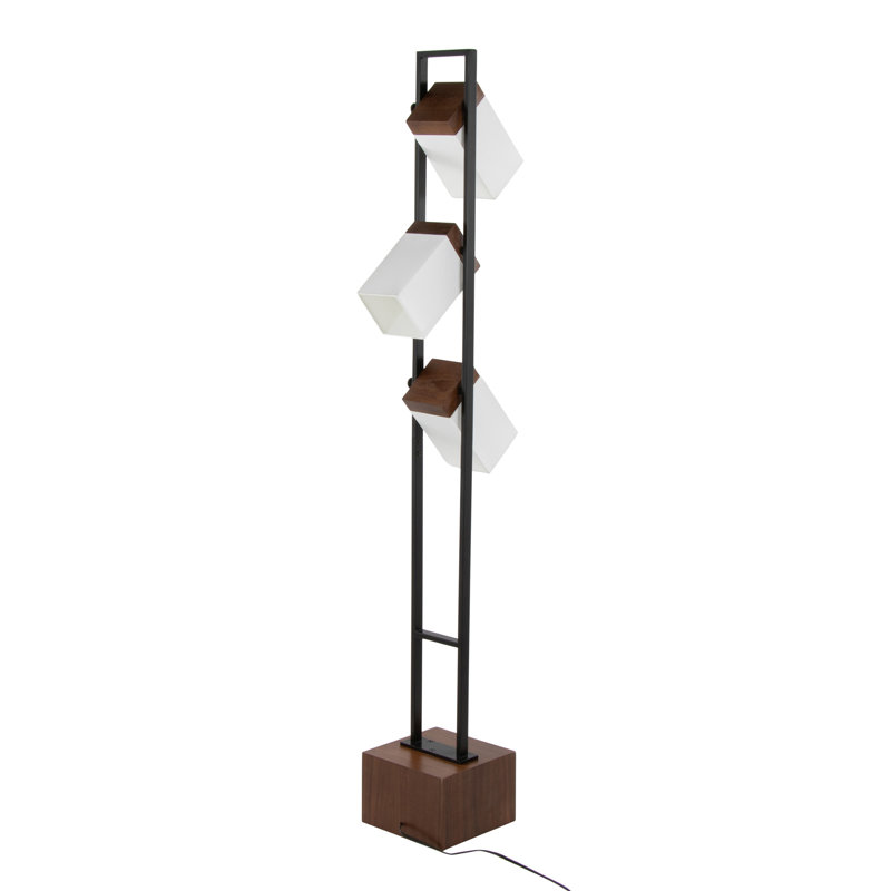 Lampe sur pied contemporaine en métal